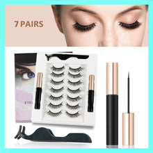 Load image into Gallery viewer, Waterproof Magnetic Eyelashes with eyeliner
