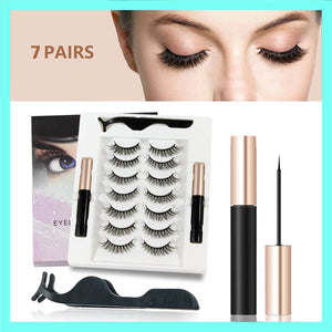 Waterproof Magnetic Eyelashes with eyeliner