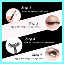 Load image into Gallery viewer, Waterproof Magnetic Eyelashes with eyeliner
